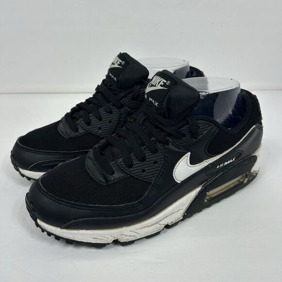 Nike Air Max 90 Black White Sportswear Sneakers Shoes DH8010-002 Women's 8.5 - Picture 3 of 9